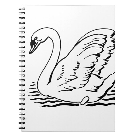 Carnet Cygne gracieux (Devant)