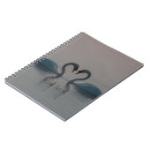 Carnet Cygnes sur le lac (Côté gauche)