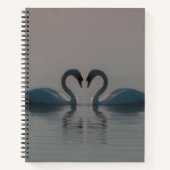 Carnet Cygnes sur le lac (Devant)