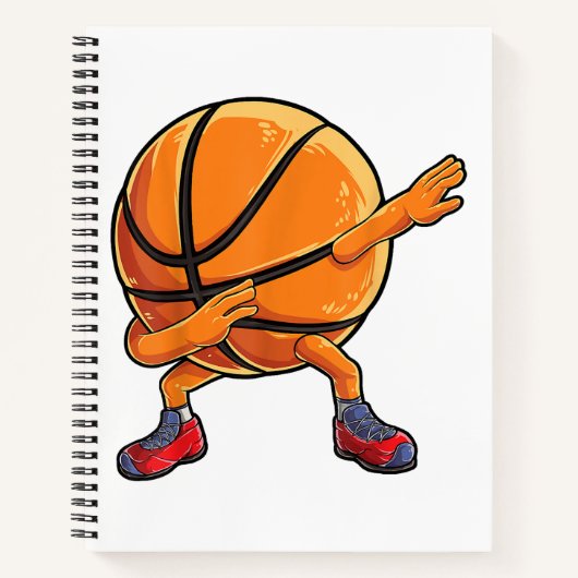 Carnet Dabbing Basketball Ball Funny Boys Hommes Femmes S (Devant)
