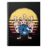 Carnet Dabbing Bowling Ball Funny Bowling Pins (Devant)