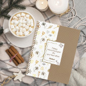 Carnet d'abeilles motifs