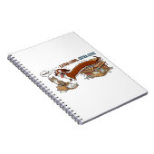 Carnet Dachshund Extra Long et Extra Mignon (Côté Droit)