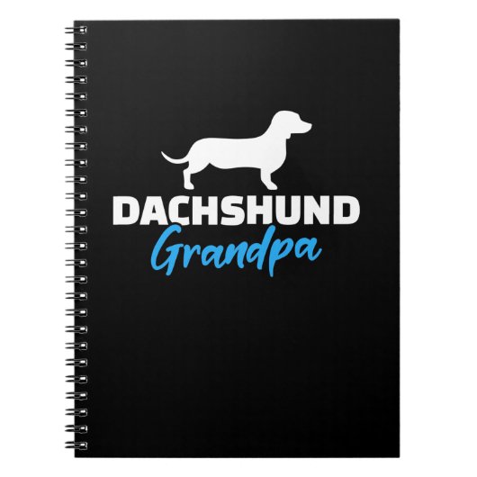 Carnet Dachshund Grand-père (Devant)