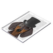 Carnet Dachshund, Hound officiel et Casquette (Côté gauche)