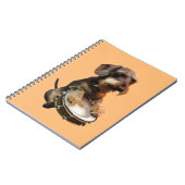 Carnet Dachshund Wirehair Jouer des tambours (Côté gauche)