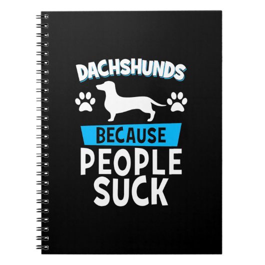 Carnet Dachshunds Avec Mes Amis (Devant)