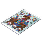 Carnet Dachshunds rouges (Côté gauche)