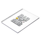 Carnet Dad of Ballers Softball and Baseball Vintage Shirt (Côté gauche)