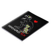 Carnet Dadasaurus Daddy Rex Sensibilisation sur l'autisme (Côté gauche)