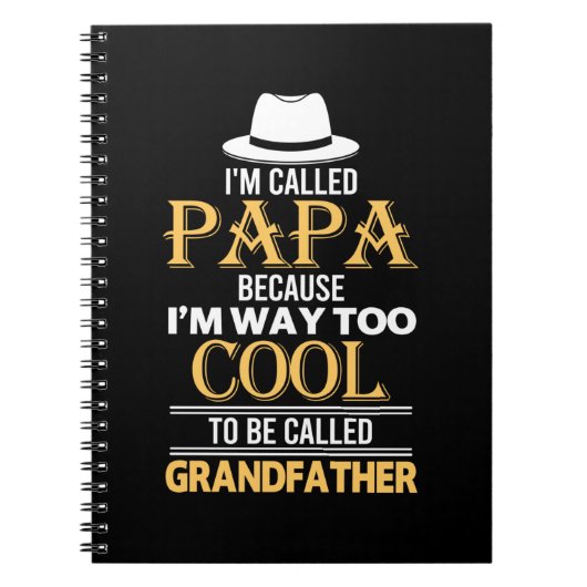 Carnet Daddy Don À Appeler Grand-Père (Devant)