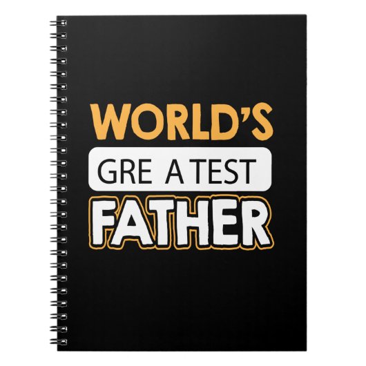 Carnet Daddy Gift Le plus grand père du monde (Devant)