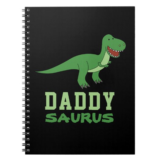 Carnet Daddysaurus Dinosaure T-Rex Dino Papa Fête des Pèr (Devant)