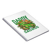 Carnet Daddysaurus T-Rex drôle de dinosaure | Cadeau pour (Côté Droit)