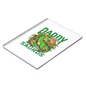 Carnet Daddysaurus T-Rex drôle de dinosaure | Cadeau pour (Côté gauche)