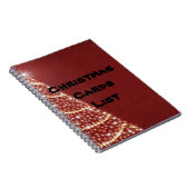 Carnet d'adresses de la carte de Noël (Côté Droit)