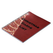 Carnet d'adresses de la carte de Noël (Côté gauche)