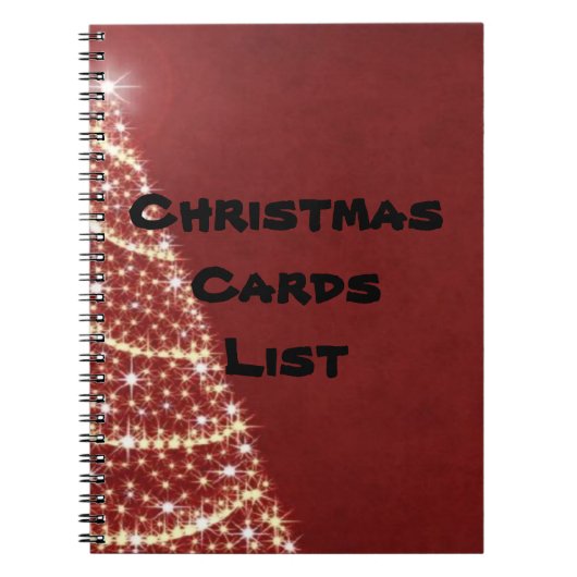 Carnet d'adresses de la carte de Noël (Devant)