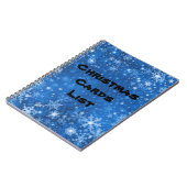 Carnet d'adresses de la carte de Noël (Côté gauche)