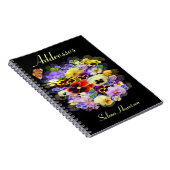 Carnet d'adresses de Pretty Pansies (Côté Droit)