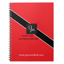 Carnet d'affaires à logo d'entreprise personnalisé