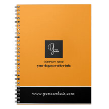 Carnet d'affaires à logo d'entreprise personnalisé