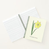 Carnet Daffodile botanique Pastel Flower (Intérieur)