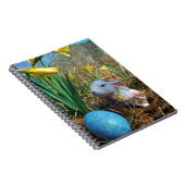 Carnet Daffodiques et oeuf bleu de Pâques (Côté Droit)