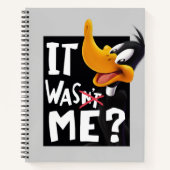 Carnet DAFFY DUCK™ - Ce n'était pas moi / était moi (Devant)