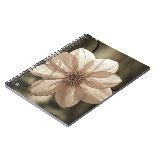 Carnet Dahlia ensoleillé (Côté gauche)