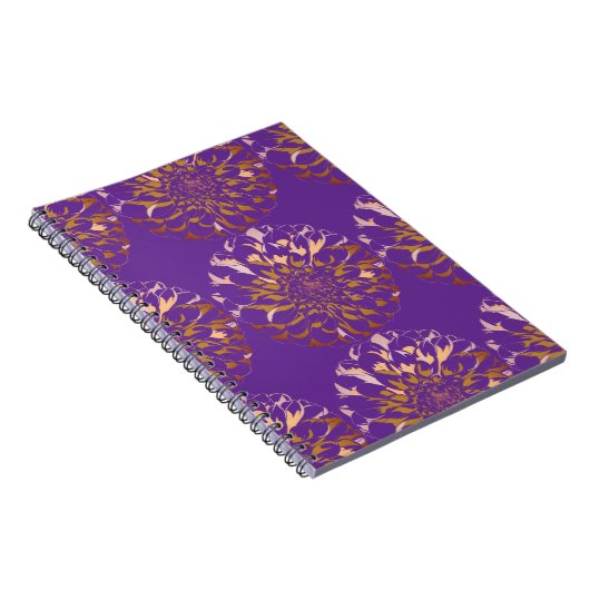 Carnet Dahlia flower notebook (Côté Droit)