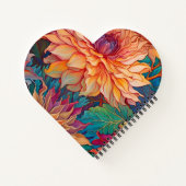 Carnet Dahlia Tapisserie florale (Dos)