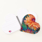 Carnet Dahlia Tapisserie florale (Intérieur)