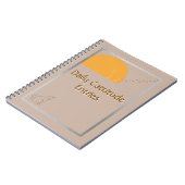 Carnet Daily Cattitude Entries -Fun Spiral Photo Notebook (Côté gauche)