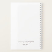 Carnet Daily notes - "Purpose" (Verso)
