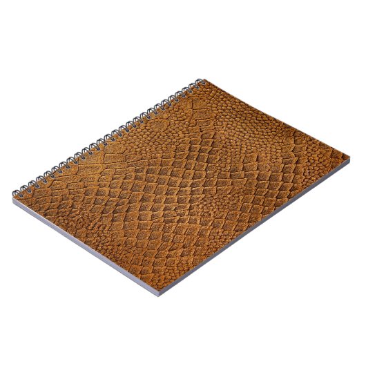 Carnet daim avec beau motif, serpent, texture, (Côté gauche)