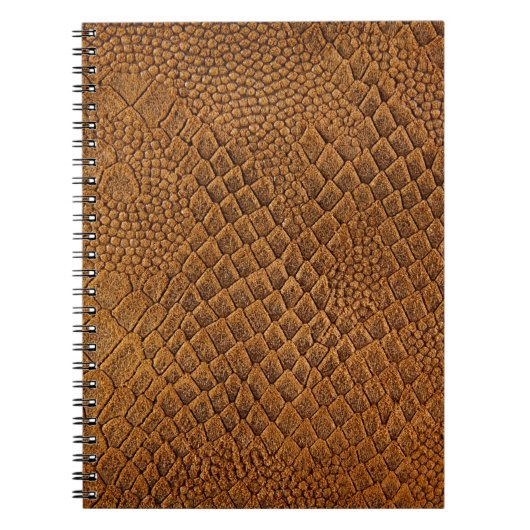 Carnet daim avec beau motif, serpent, texture, (Devant)