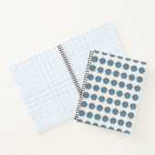 Carnet Daisy Bleue Et Crème (Intérieur)