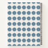 Carnet Daisy Bleue Et Crème (Dos)