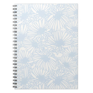 Carnet Daisy Blooms - Bleu Poudre