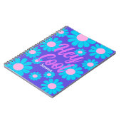 Carnet Daisy Blue Lilac (Côté gauche)