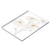 Carnet Daisy Bunch Daisy Daisy Dance - Floral Blanc (Côté gauche)