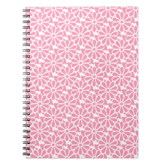 Carnet Daisy Chain - Notebook (Bright Pink) (Devant)