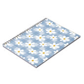 Carnet Daisy Days - En vichy Bleu (Côté gauche)