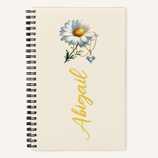 Carnet Daisy & Diamond Radiance (Recto)