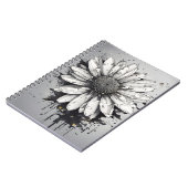 Carnet Daisy - Fleurs aquarelles (Côté gauche)