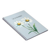 Carnet Daisy Flowers Live in the moment (Côté Droit)