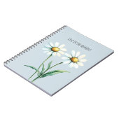 Carnet Daisy Flowers Live in the moment (Côté gauche)