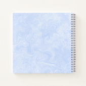 Carnet Daisy Garden Baby shower Dusty Blue Guest Book (Dos)