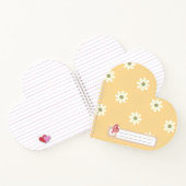 Carnet Daisy Smile Floral adolescente fille (Intérieur)